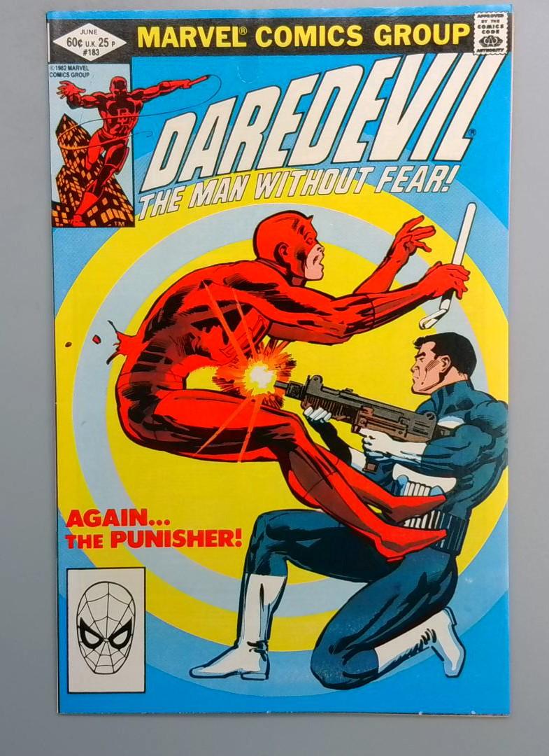 Daredevil #183 VF/NM 1st Battle Between Daredevil and Punisher Marvel 1982