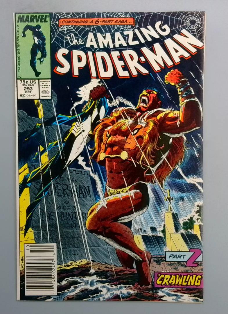 Amazing Spider-Man #293 NM- Newsstand Kraven''s Last Hunt Marvel 1987 