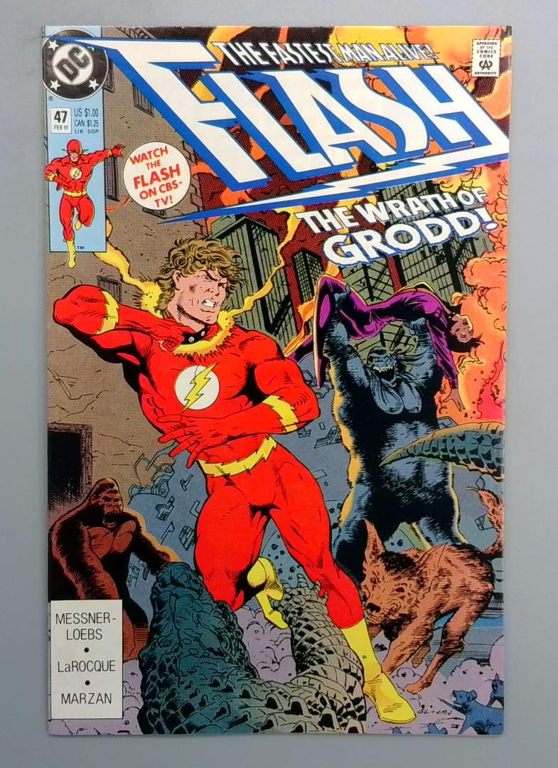 Flash #47, NM Gorilla Grodd DC Comics 1991 JR1