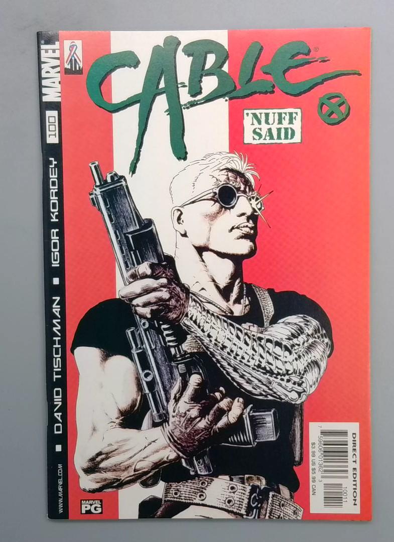 CABLE #100 NM DIRECT EDITION Marvel 2002 JR1