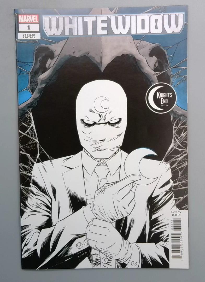 Whhite Widow #1 Knight's End Cover Marvel 2023 JR1