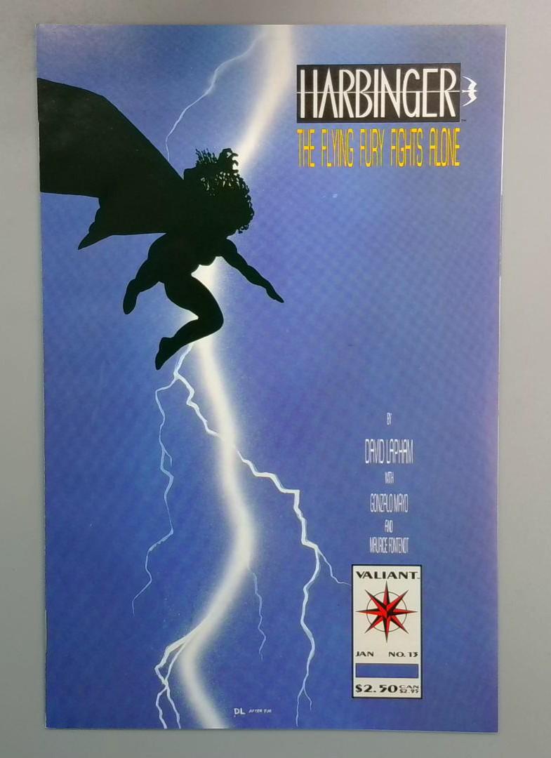 Harbinger #13 NM Batman Dark Knight Homage Valiant 1993 JR1