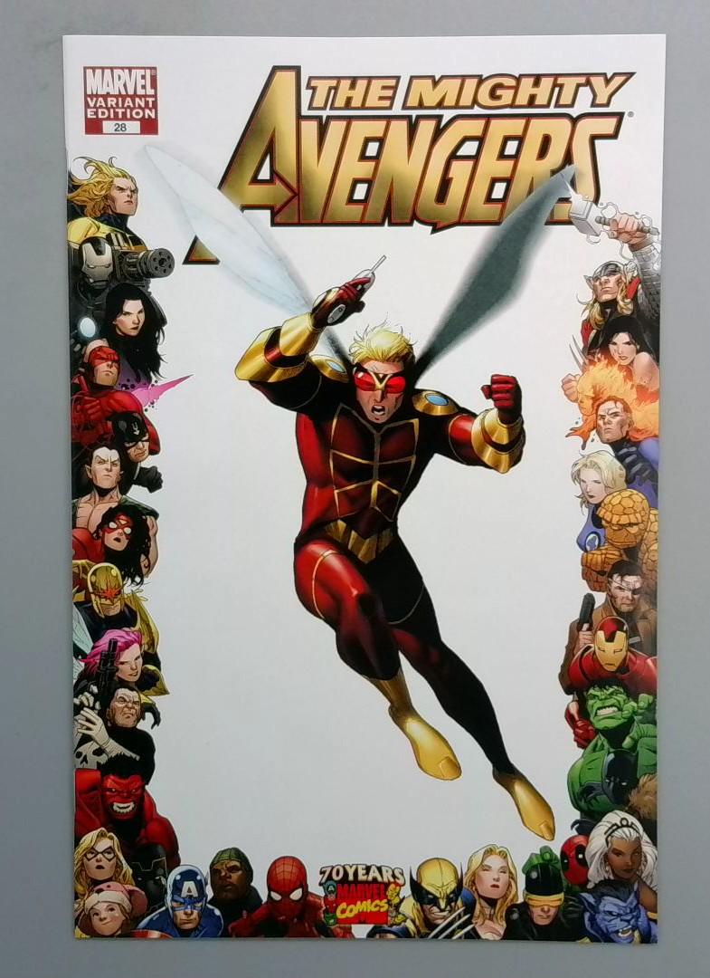 Mighty Avengers #28B NM 70th Anniversary - Frame Cover Marvel 2009 JR1