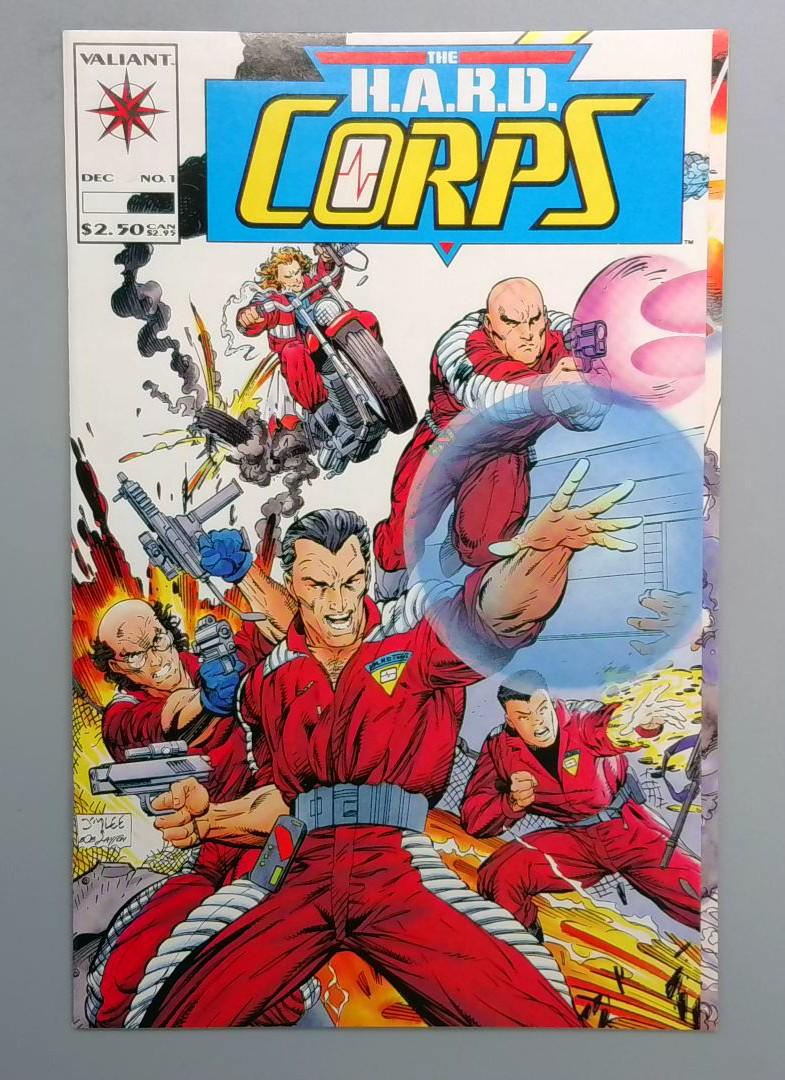 H.A.R.D. Corps #1, NM Valiant, 1992 JR1