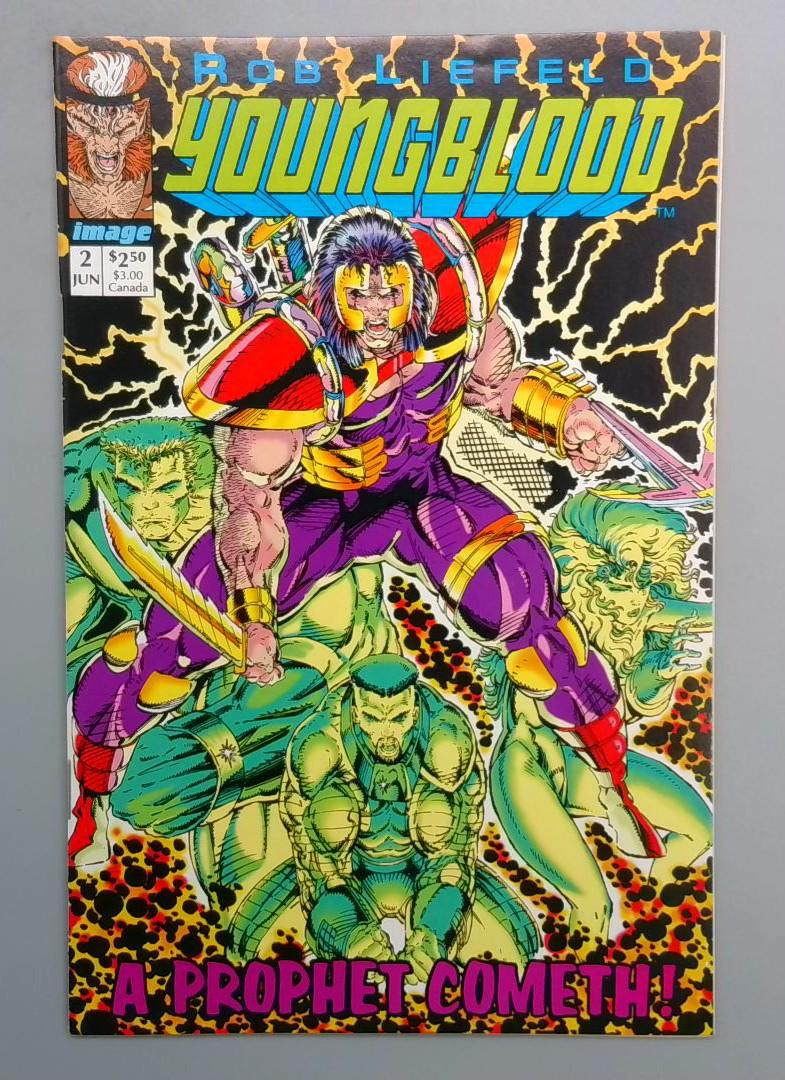 Youngblood #2 NM 1st Prophet, 1st Shadowhawk Image 1992 JR1
