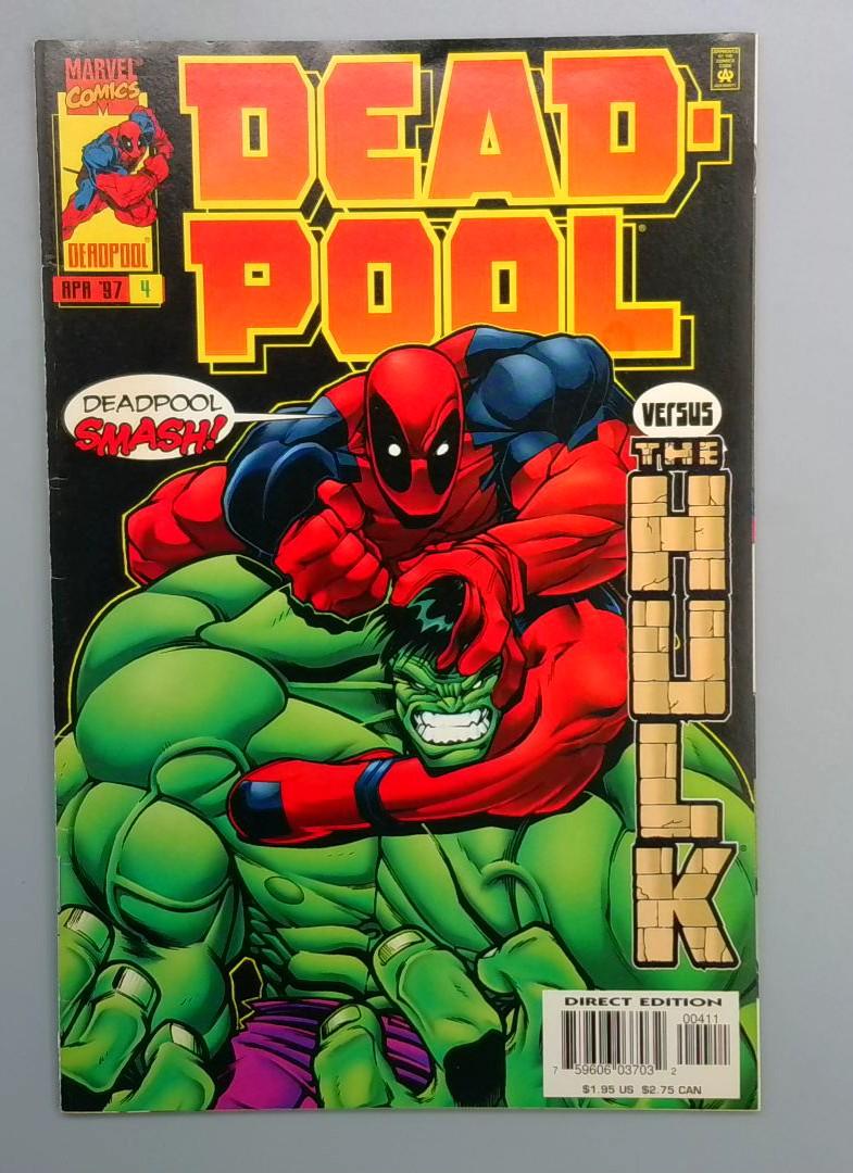Deadpool #4, Hulk Marvel, 1997 JR1