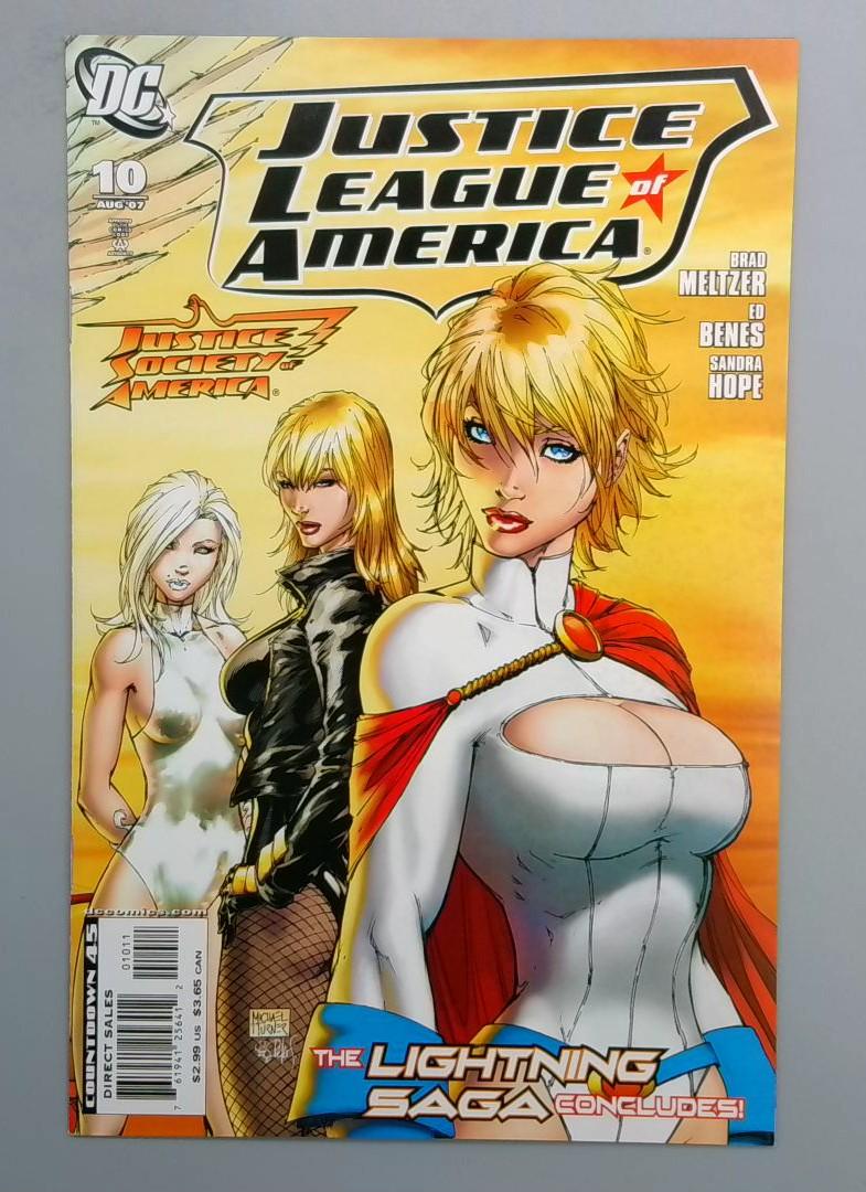 Justice League of America #10, NM- Power Girl DC, 2007 JR1