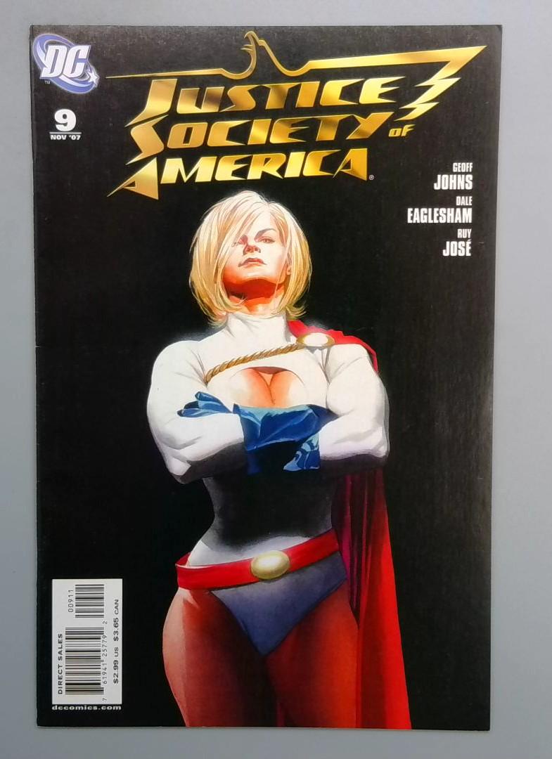 Justice Society of America #9 Alex Ross Power Girl DC 2007
