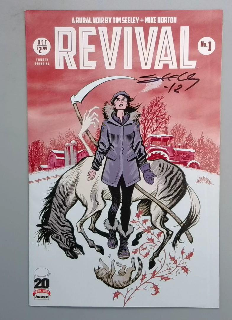 Revival #1 VF/NM 4th Print Signed by Seeley Image Comics 2012 JR1