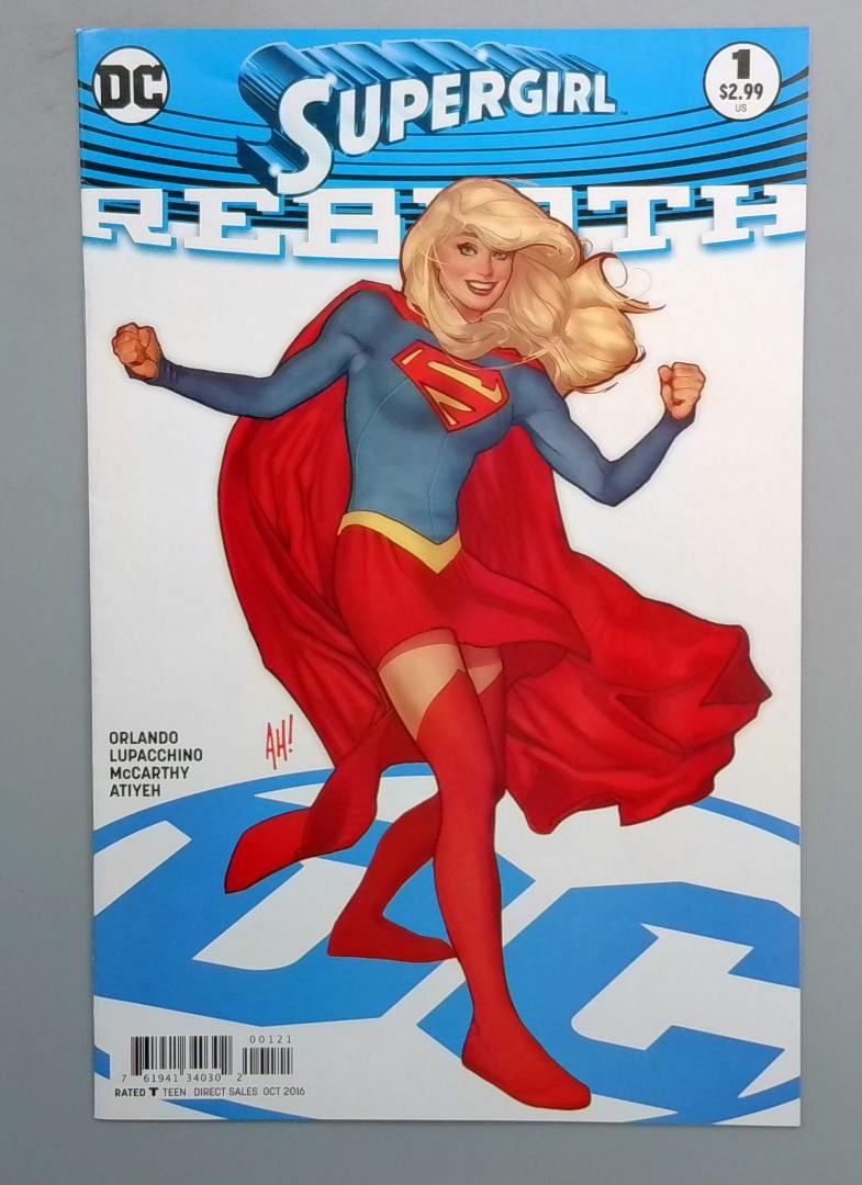 Supergirl #1 NM Adam Hughes Variant DC Rebirth DC Comics 2016 JR1
