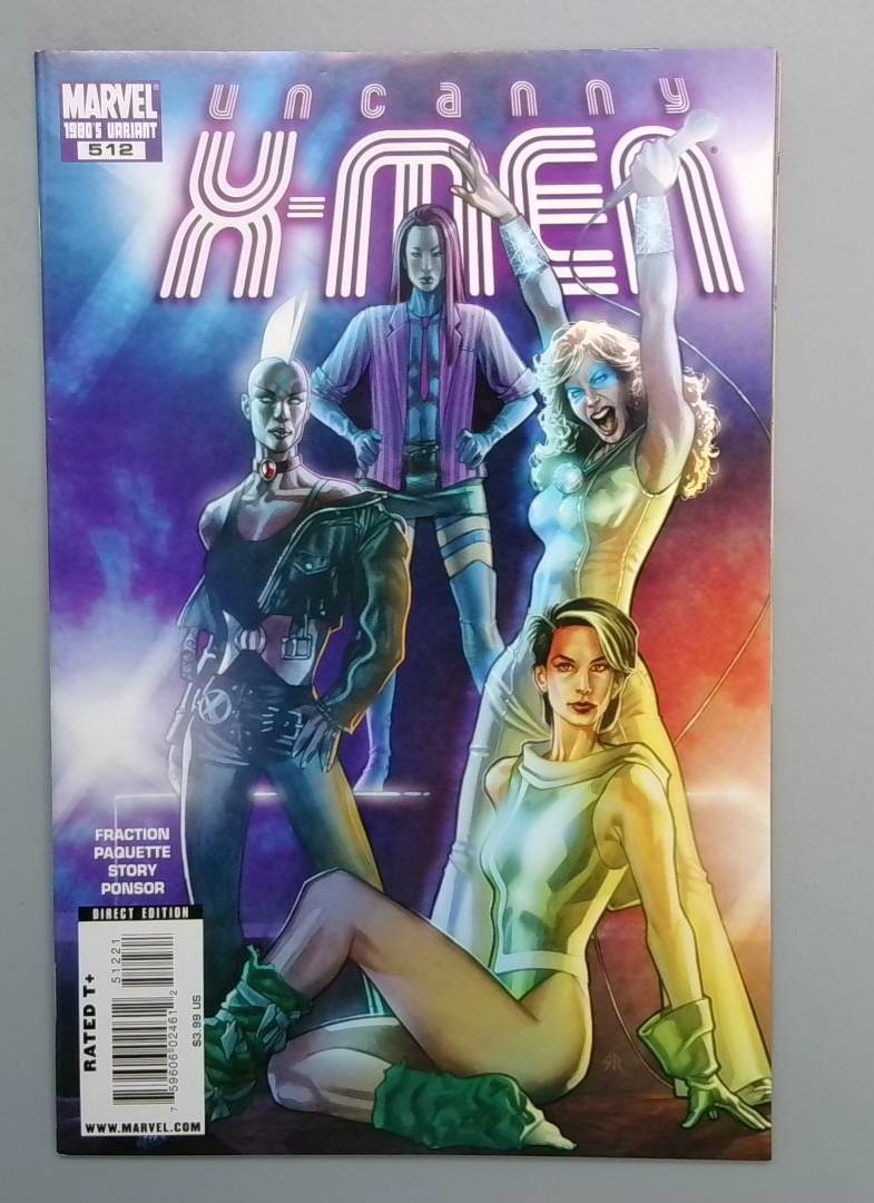 Uncanny X-Men #512 NM 80s - Decade Cover Variant Marvel 2009 JR1