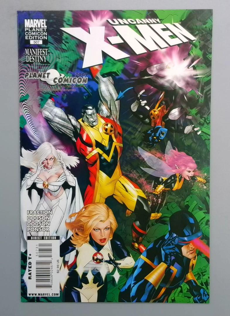 Uncanny X-Men #507 NM Planet Comicon Variant Marvel 2009 JR1