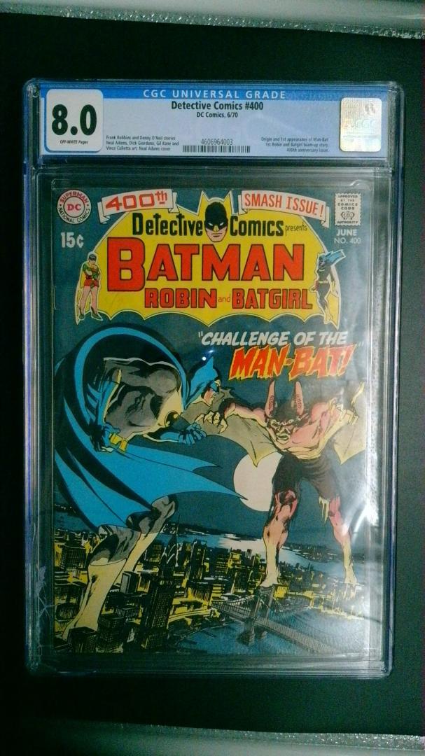 Detective Comics #400, CGC 8.0 Origin & 1st Man Bat (Read Des) DC Comics, 1970