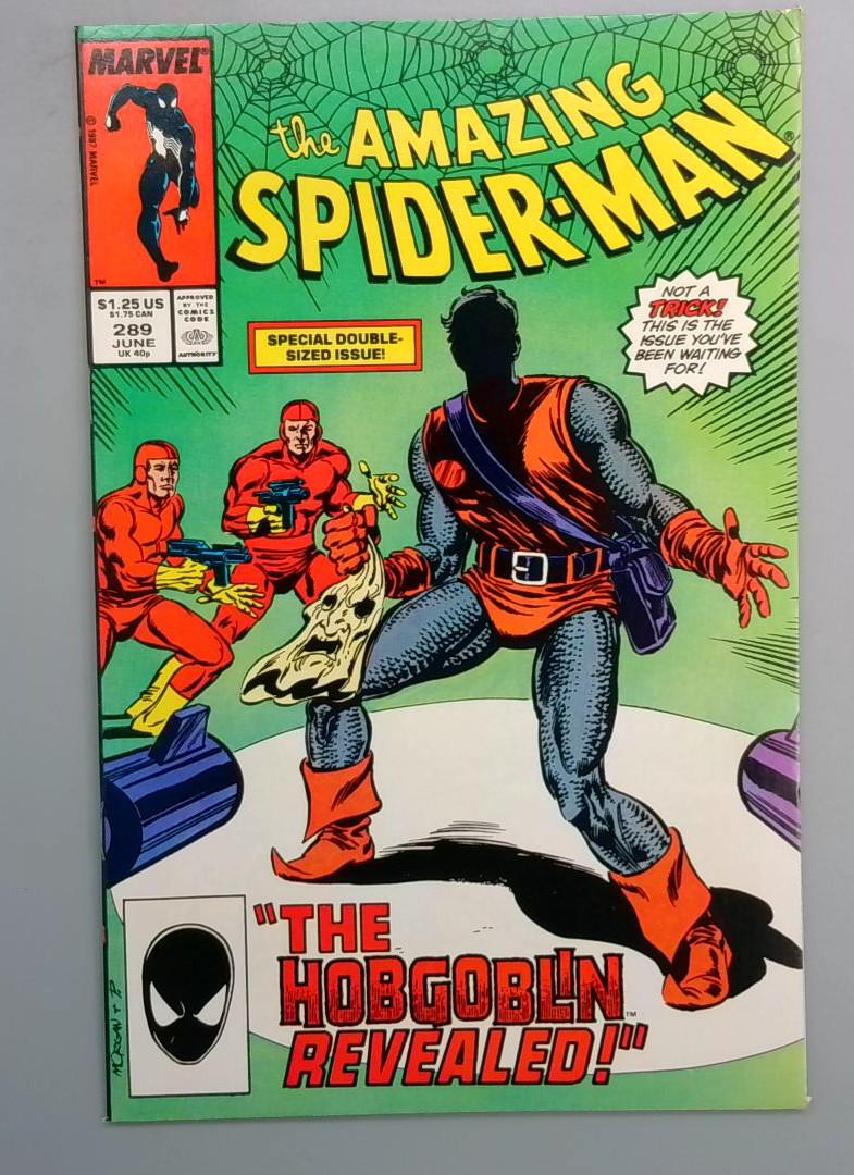 Amazing Spider-Man #289 NM Ned Leeds revealed to be Hobgoblin Marvel 1987 JR1