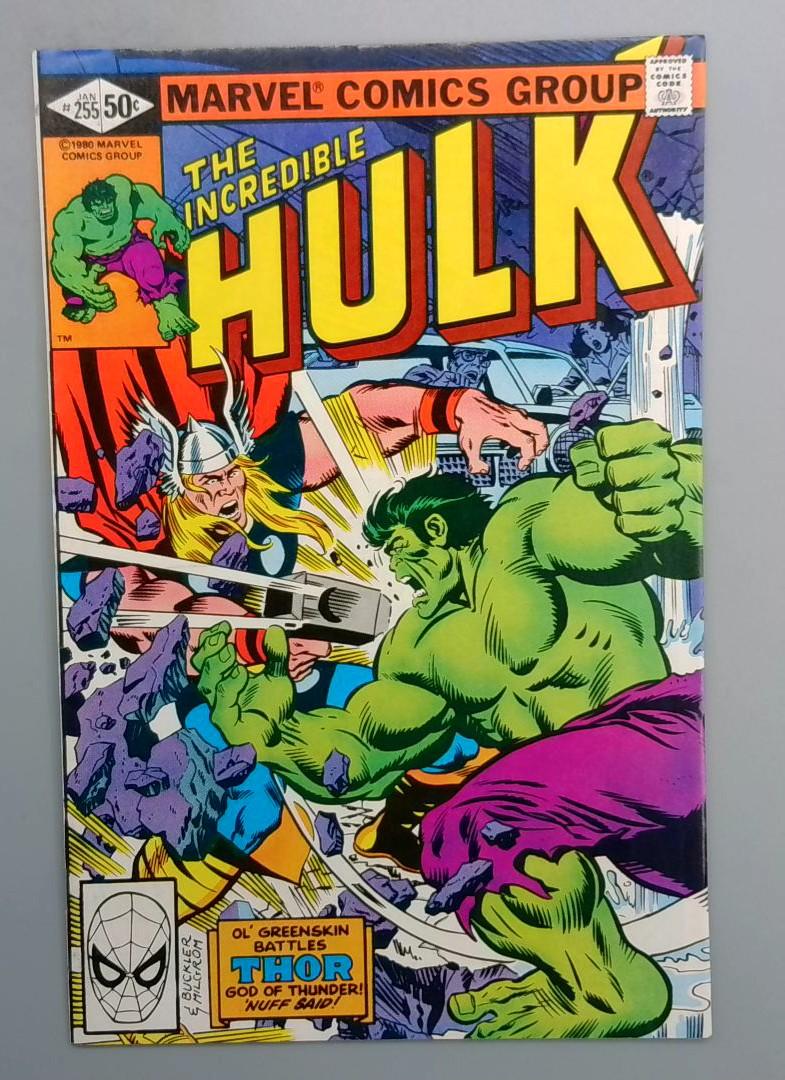 Incredible Hulk #255 NM Thor Appearance Marvel 1981 JR1