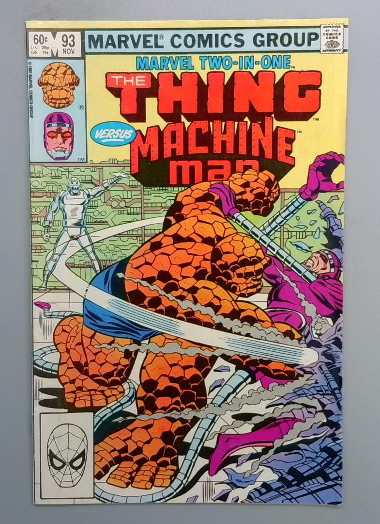 Marvel Two-In-One #93 VF- Marvel 1982 JR1