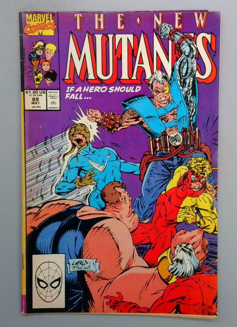 New Mutants #89, Liefeld McFarlane Marvel, 1990