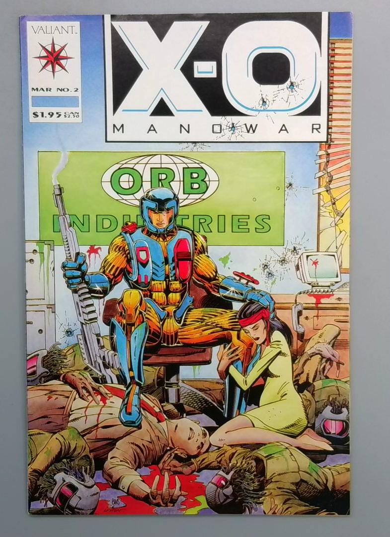 X-O Manowar #2 VF/NM Valiant 1992 JR1