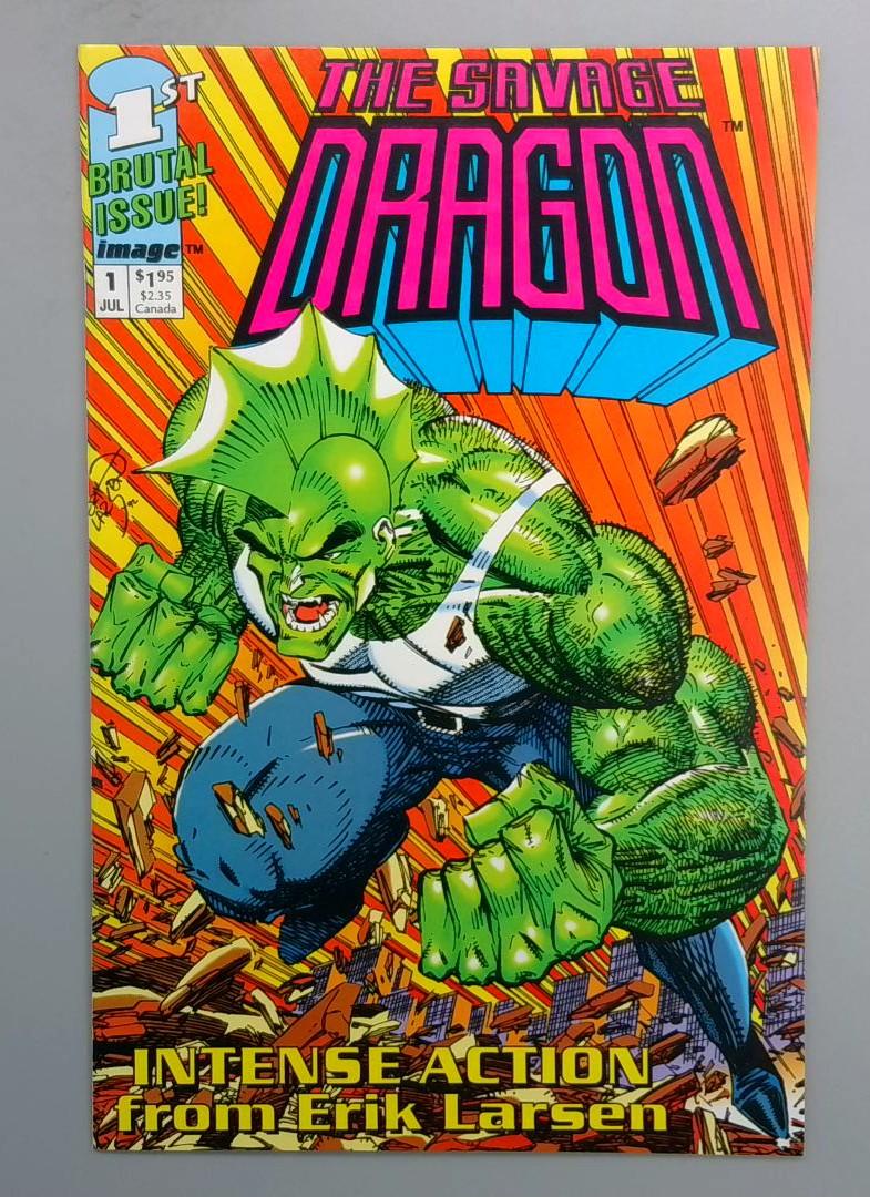 Savage Dragon #1 NM Image 1992 JR1
