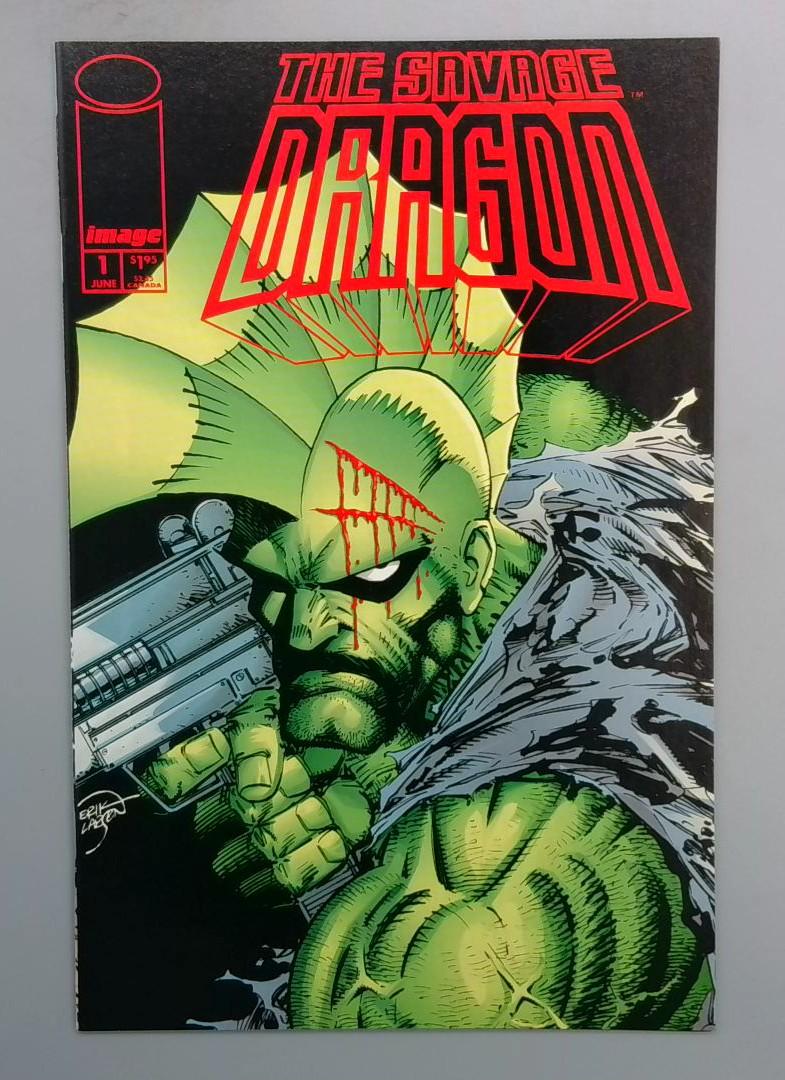 Savage Dragon #1, NM Second Series Image, 1992 JR1