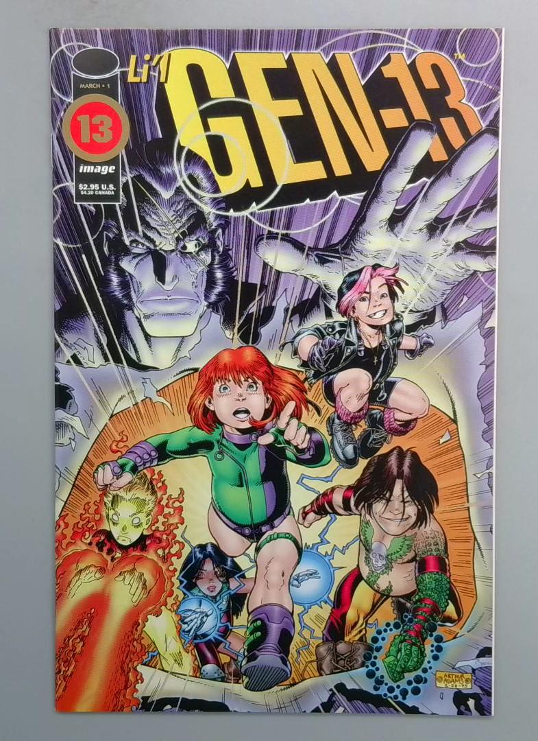 Gen 13 #1 NM Variant X-Babies Parody Cover Image 1995 JR1