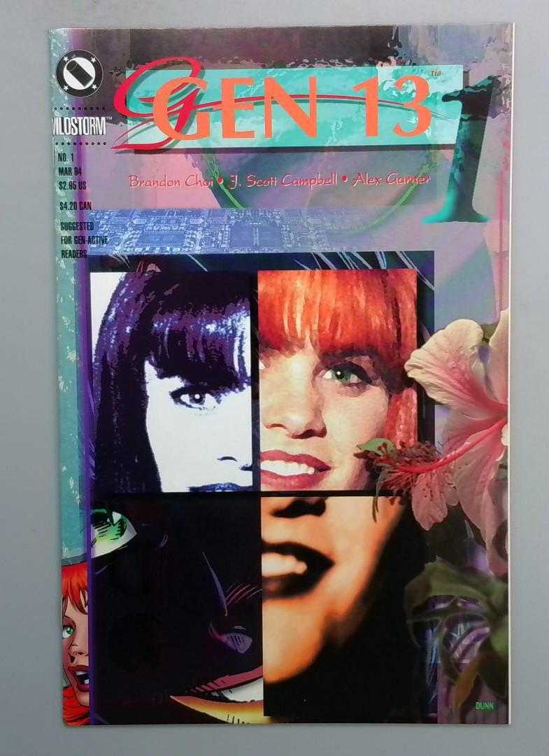 Gen 13 #1 NM Vertigo Variant Wildstorm, 1995 JR1