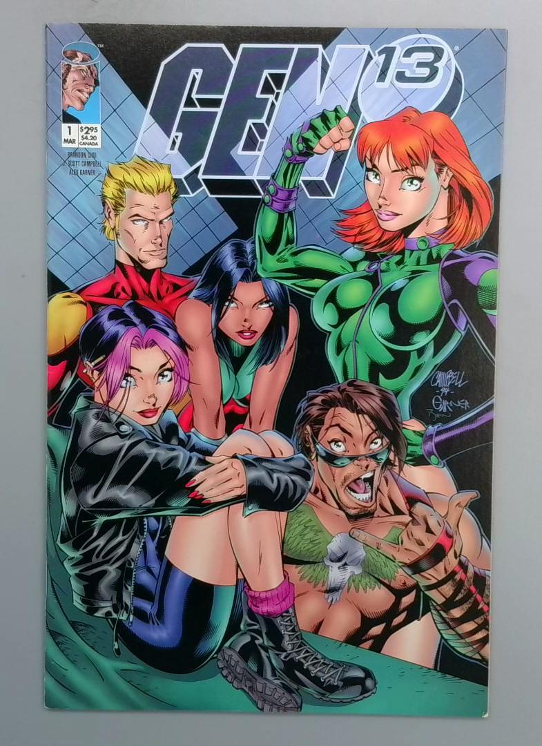 Gen 13 #1 NM Thumbs Up Variant Image 1995 JR1
