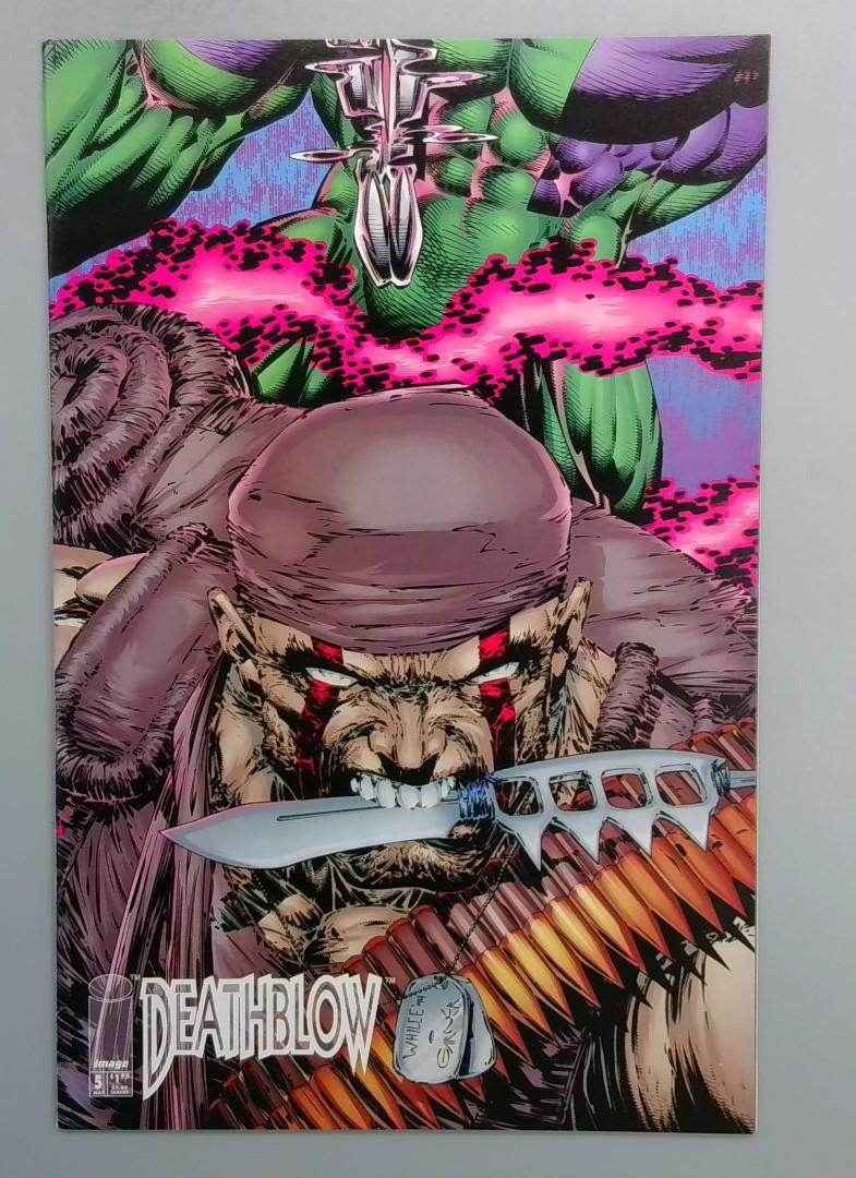 Deathbloow #5 Whilce Portacio Puzzle Cover DC 1994 JR1