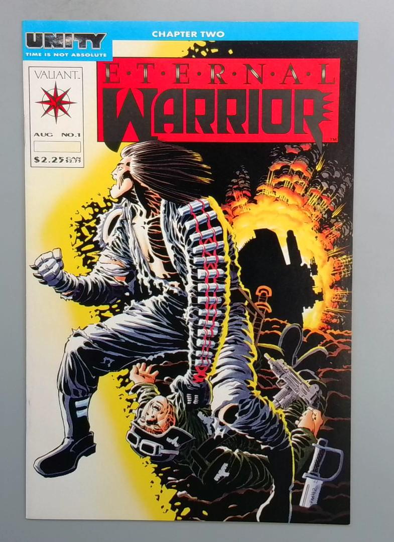 Eternal Warrior #1 NM 1st appearance of Neville Alcott Valiant 1992 JR1
