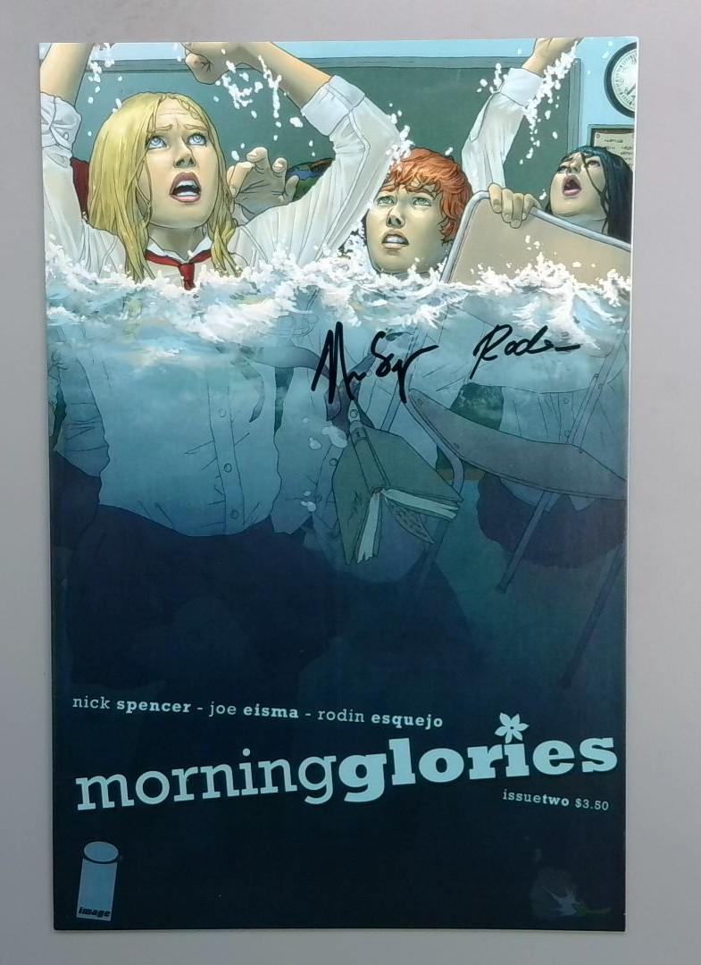 Morning Glories #2 VF= Signed by Nick Spencer Image 2010 JR1