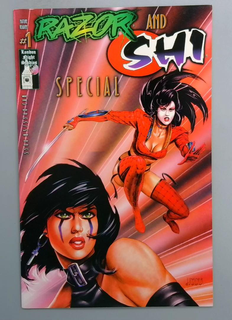 Razor and Shi #1, NM- London Night Studios, 1994 JR1