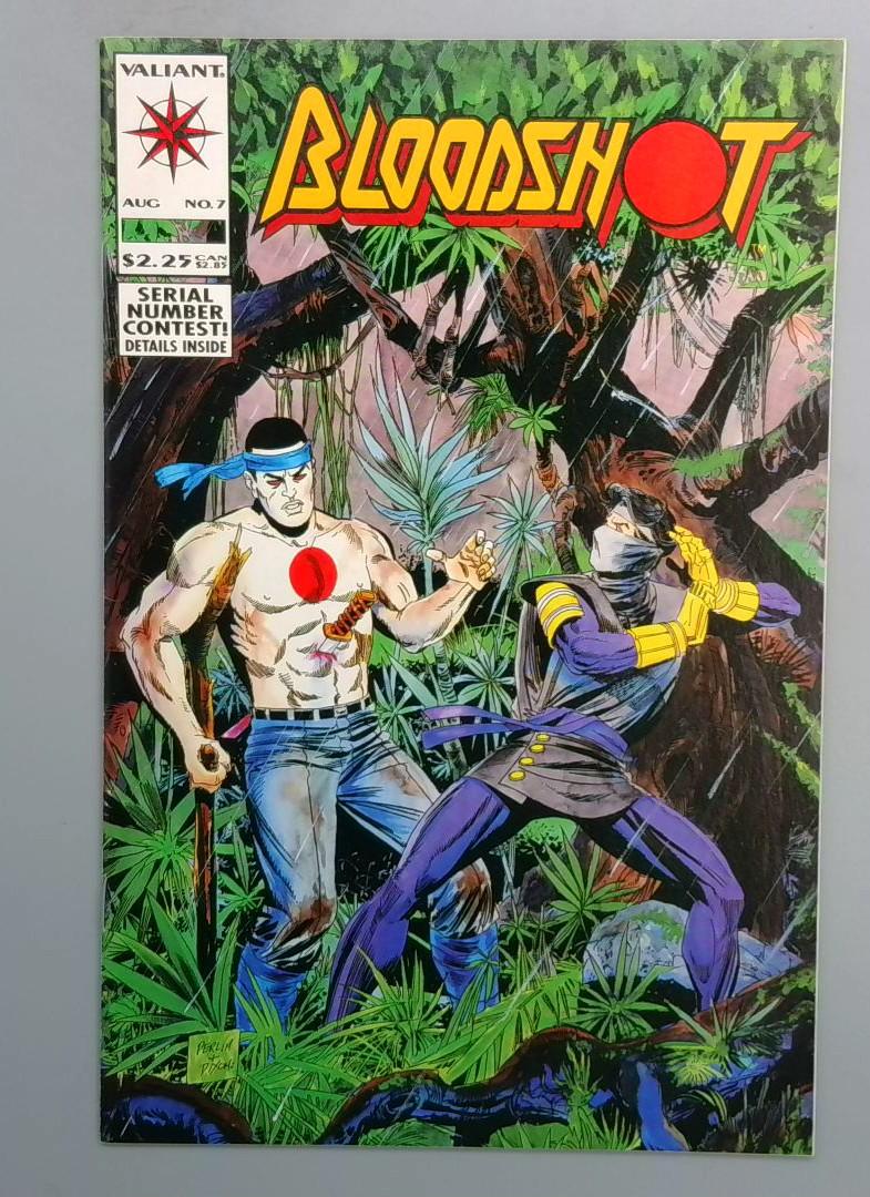 Bloodshot #7, NM- Valiant, 1992 JR1