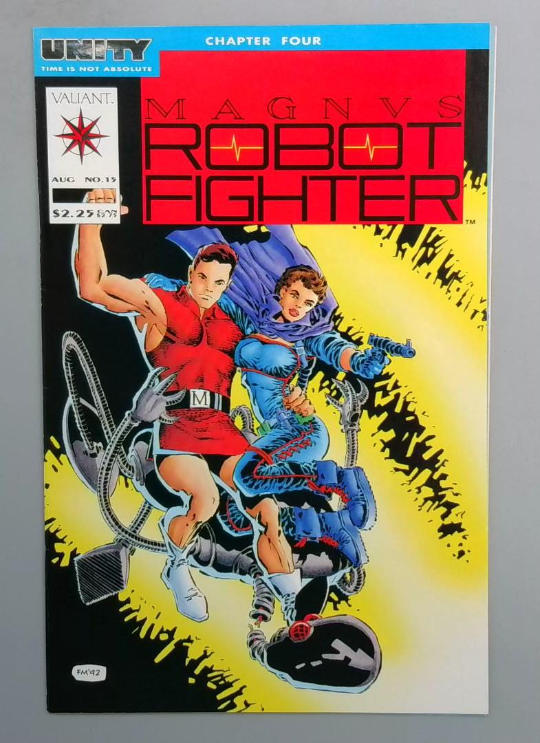Mighty Robot Fighter #15 NM- Unity, Valiant, 1993 JR1