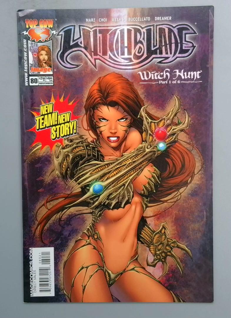 Witchblade #80, VF/NM Witch Hunt Part 1 of 6, Top Cow/Image, 1998 JR1