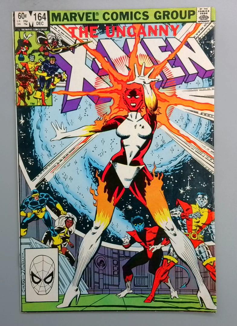 Uncanny X-Men #164 1st Binary Marvel 1982 JR1