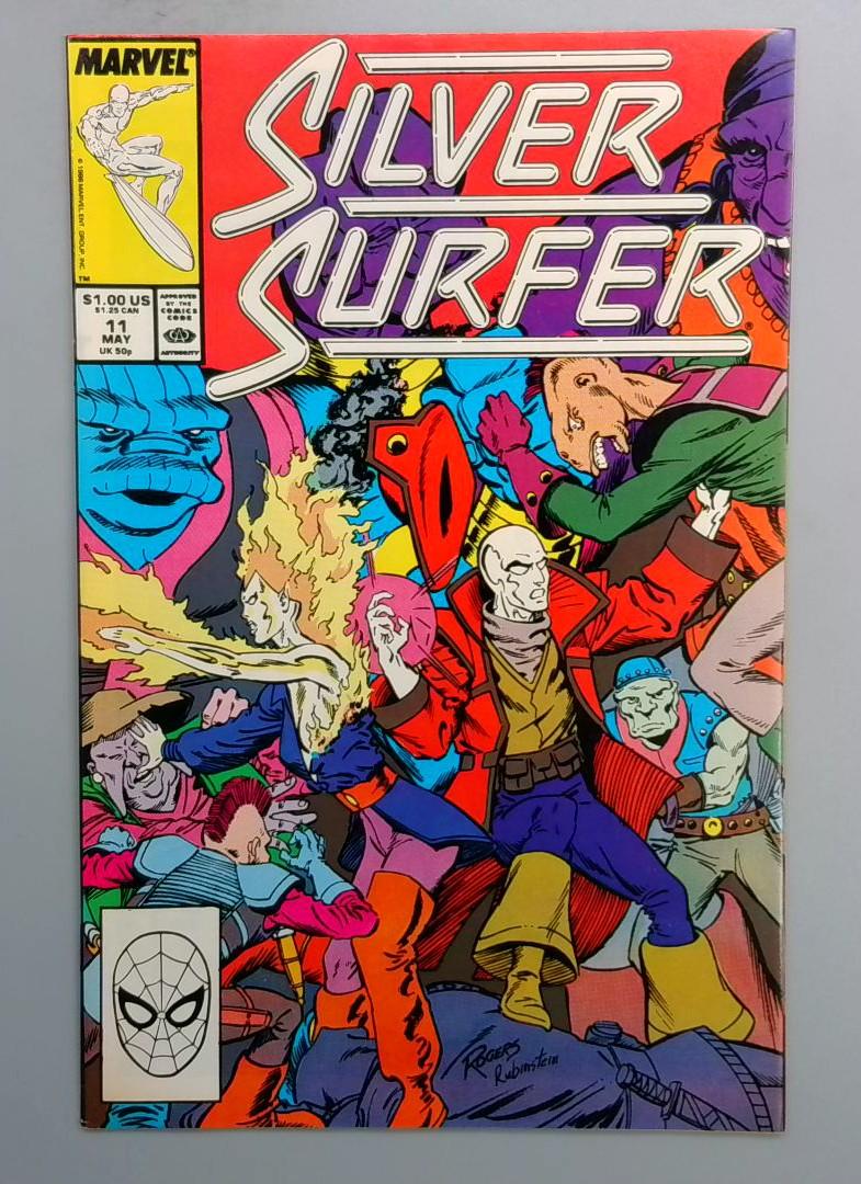 Silver Surfer #11 VF+ Marvel 1988 JR1