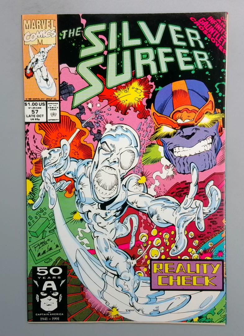 Silver Surfer #57 NM- Marvel 1991 JR1