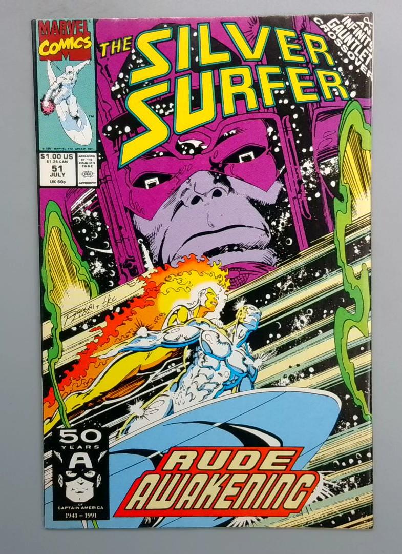 Silver Surfer #51 Galactus Marvel 1991 JR1