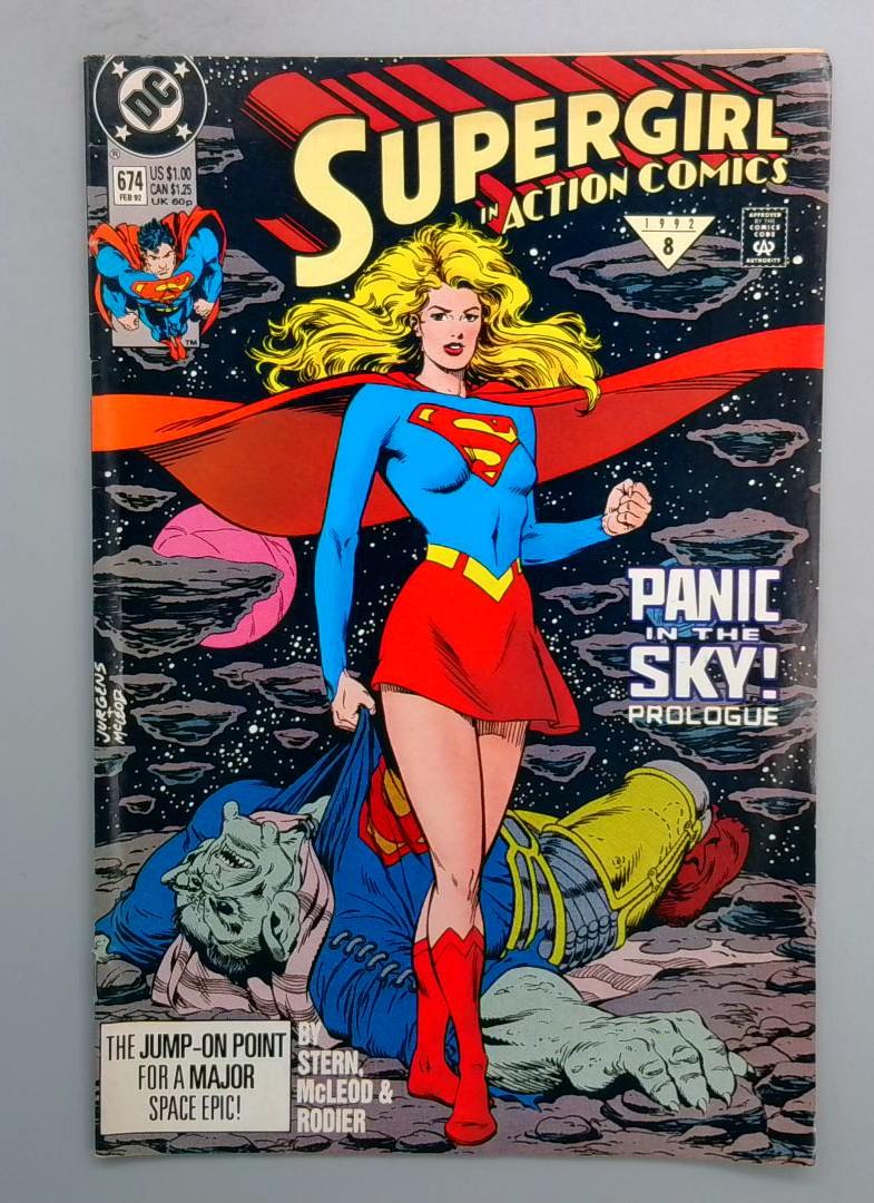 ACTION COMICS #674 DIRECT EDITION DC 1992