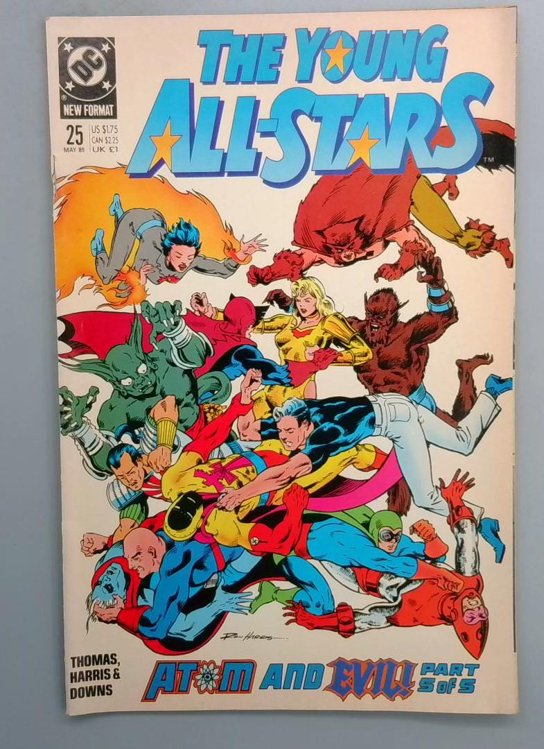 The Young All-Stars #25,LOW PRINT RUN DC, 1989