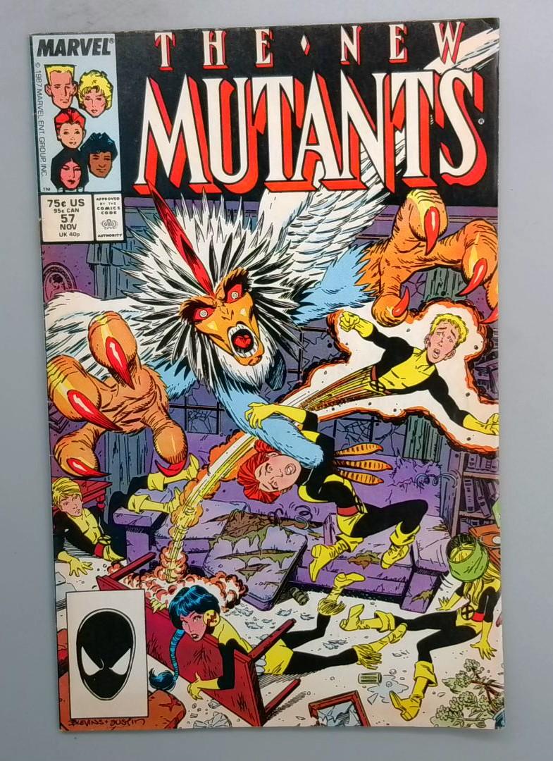 New Mutants #57, Marvel, 1987