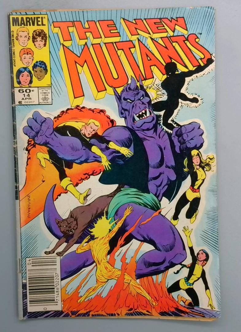New Mutants #14 1st Magik NEWSSTAND EDITION Marvel Comics 1984