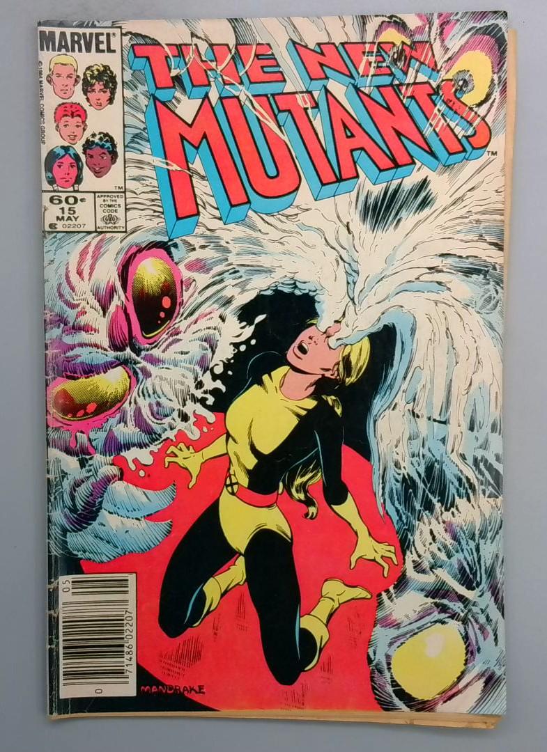 New Mutants #15, Newsstand Marvel, 1983