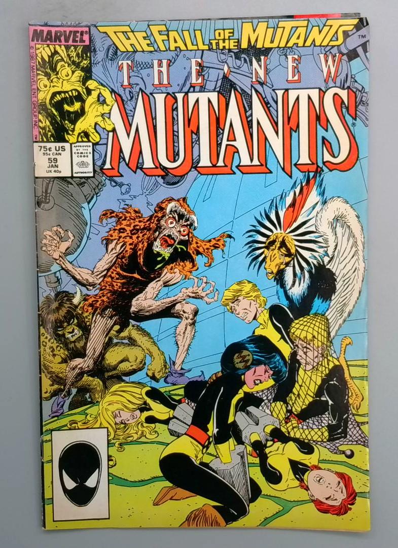 New Mutants #59, Marvel, 1988