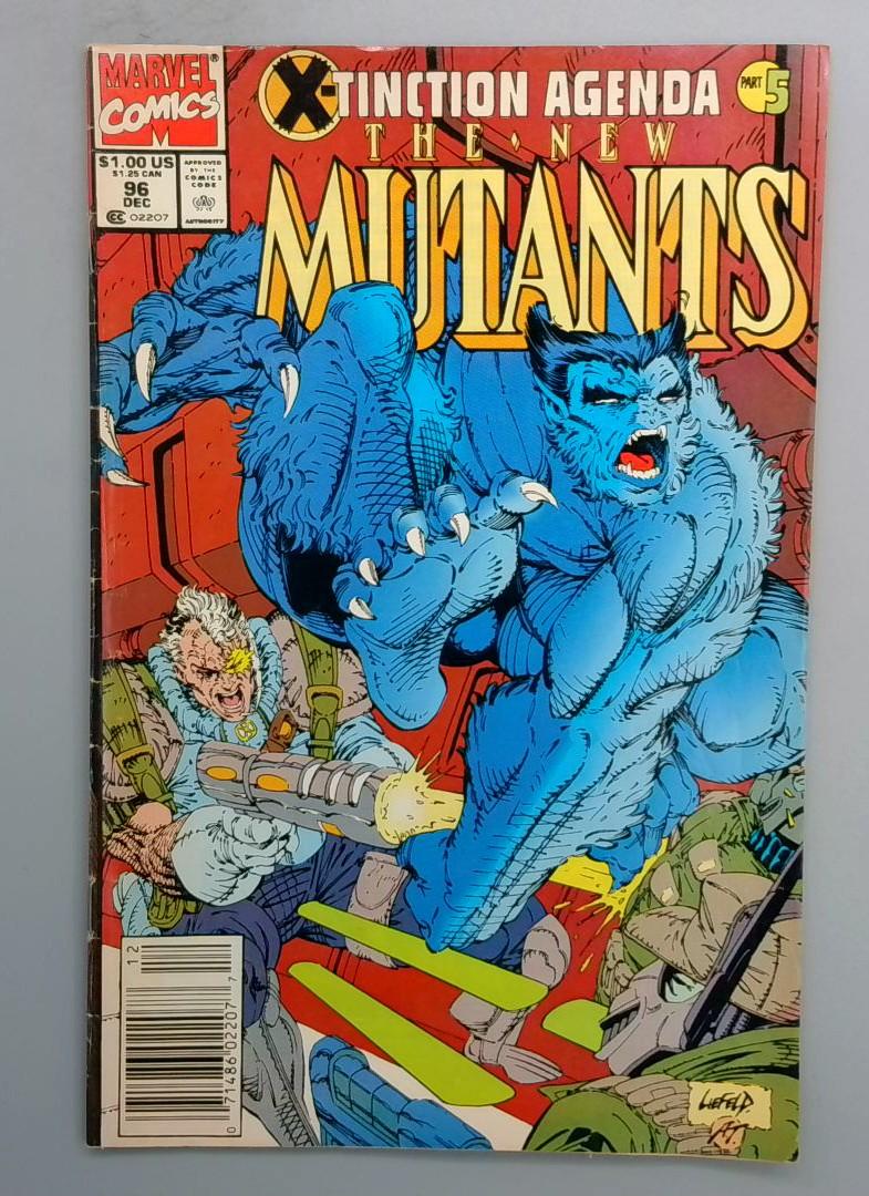 New Mutants #96, Newsstand Marvel, 1987