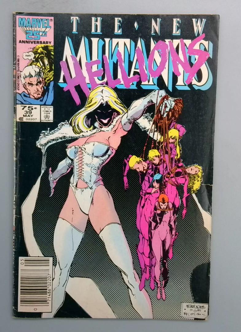 New Mutants #39, Newsstand Marvel, 1985
