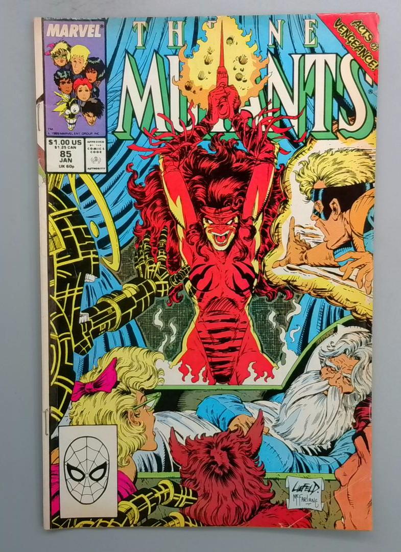 New Mutants #85, Liefeld McFarlane Marvel, 1990