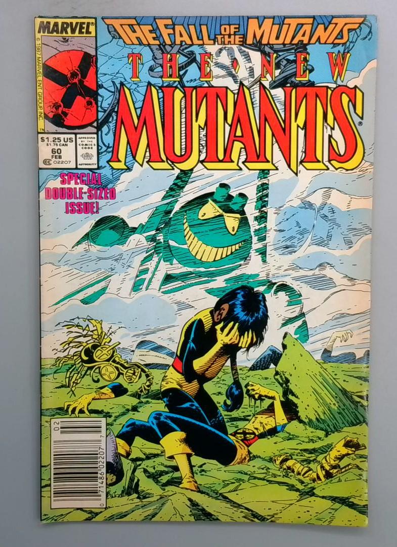 New Mutants #60, Newsstand Marvel, 1988