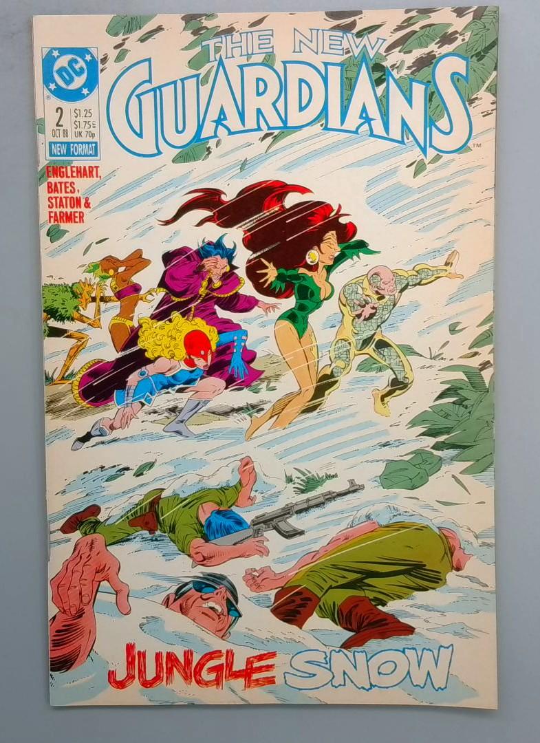 New Guardians #2 1st Snow Flame (Cocaine Fueled Superhero)  DC 1988