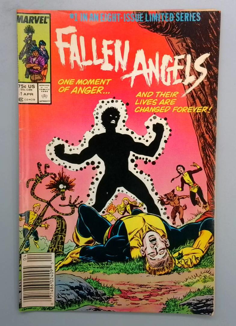 FALLEN ANGELS #1 NEWSSTAND EDITION Marvel 1987